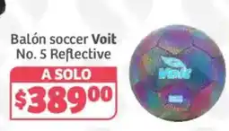 Soriana Híper Voit Balón soccer No. 5 Reflective oferta