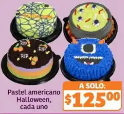 Soriana Híper Pastel americano Halloween, cada uno oferta