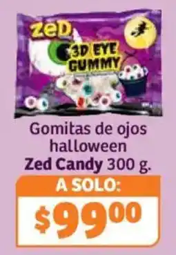 Soriana Híper Zed Gomitas de ojos halloween oferta