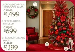 Soriana Híper Corona decorativa tradicional oferta