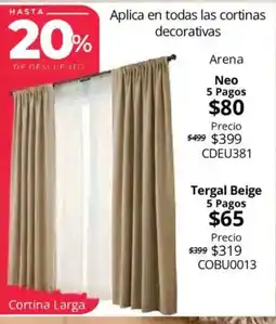 Colchas Concord Neo Cortina Larga oferta