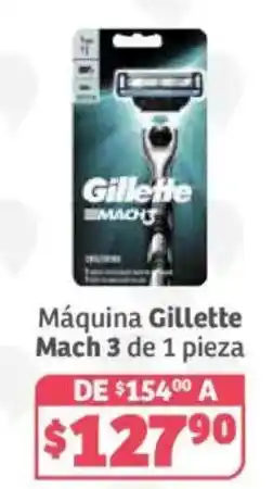 Soriana Híper Gillette Mach 3 oferta