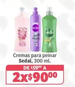 Soriana Híper Sedal cremas para peinar oferta