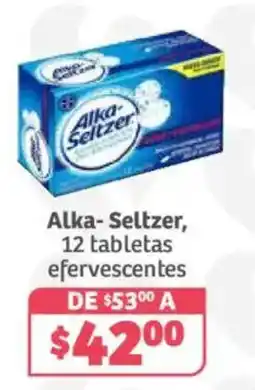 Soriana Híper Alka-Seltzer, 12 tabletas efervescentes oferta