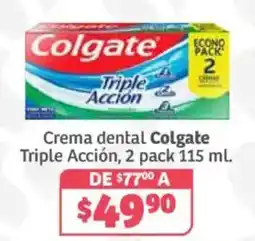 Soriana Híper Colgate Crema dental Triple Acción oferta