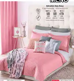 Colchas Concord Edredón Neo Rosa oferta