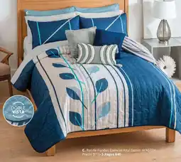 Colchas Concord Par de Fundas Esencial Azul Denim oferta