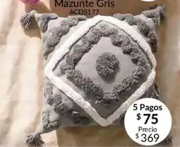 Colchas Concord Mazunte Gris oferta