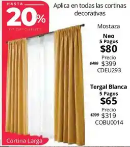 Colchas Concord Neo Cortina Larga oferta