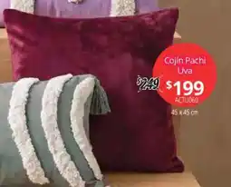 Colchas Concord Cojín Pachi Uva oferta