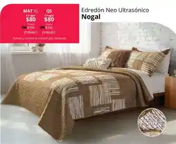 Colchas Concord Edredón Neo Ultrasónico Nogal oferta