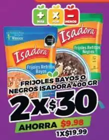 Merco Isadora - frijoles bayos o negros oferta