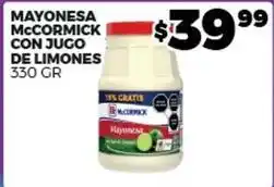 Merco Mccormick - mayonesa con jugo de limones oferta