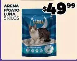 Merco Luna - arena p/gato oferta