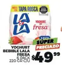 Lala - yoghurt bebible fresa