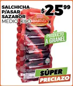 Merco Sazabor - salchicha p/asar oferta