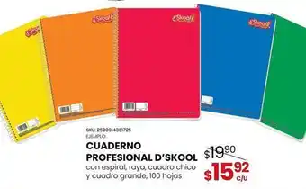 D'skool - cuaderno profesional