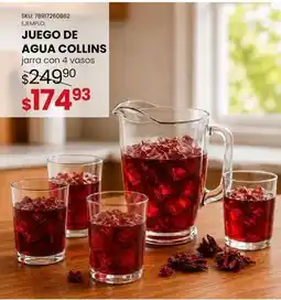 Woolworth Juego de agua collins oferta
