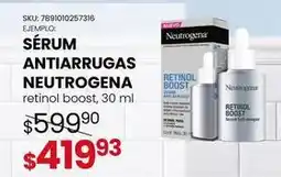 Woolworth Neutrogena - sérum antiarrugas oferta