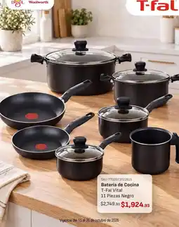 DelSol T-fal - bateria de cocina oferta