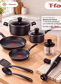 DelSol T-fal - bateria de cocina oferta