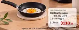 DelSol T-fal - sartén huevero oferta
