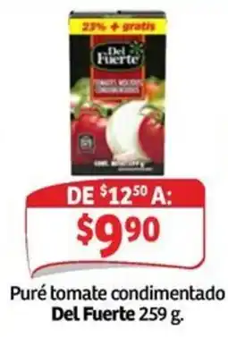 Soriana Mercado Del Fuerte puré tomate condimentado oferta