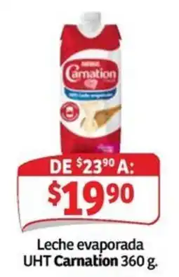 Soriana Mercado Leche evaporada UHT Carnation oferta
