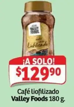 Soriana Mercado Valley Foods Café Liofilizado oferta