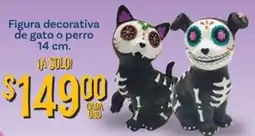 Soriana Mercado Figura decorativa de gato o perro oferta
