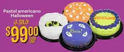 Soriana Mercado Pastel americano Halloween oferta