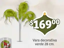 Soriana Mercado Vara decorativa verde oferta