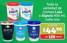 Soriana Mercado Lala crema o Alpura oferta