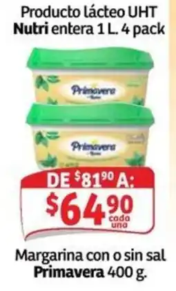 Soriana Mercado Primavera margarina con o sin sal oferta