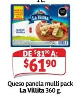 Soriana Mercado La Villita Queso panela multi pack oferta