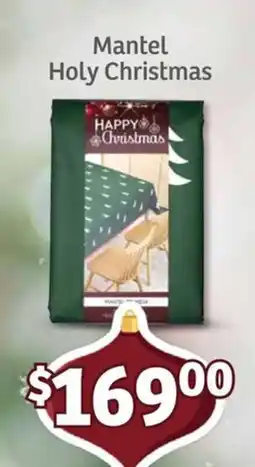 Soriana Mercado Mantel Holy Christmas oferta