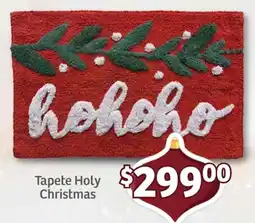 Soriana Mercado Tapete Holy Christmas oferta