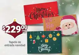 Soriana Mercado Tapete de entrada navidad oferta