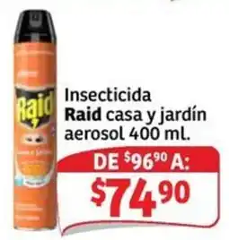 Soriana Mercado Raid insecticida casa y jardín oferta