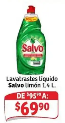 Soriana Mercado Salvo lavatristes líquido limón oferta