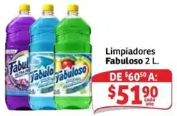 Soriana Mercado Fabuloso limpiadores 2 L. oferta
