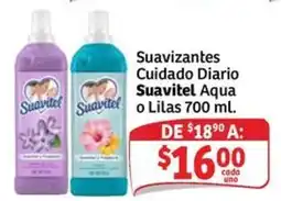 Soriana Mercado Suavitel Cuidado Diario Suavitel Aqua o Lilas 700 mL oferta