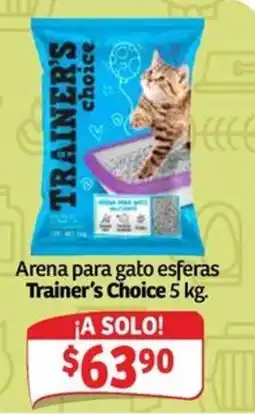 Soriana Mercado Trainer's Choice arena para gato esferas oferta