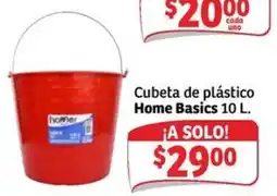 Soriana Mercado Home Basics Cubeta de plástico oferta