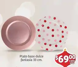 Soriana Mercado Plato base dulce fantasía oferta