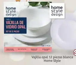 Soriana Mercado Home Style Vajilla de Vidrio Opal oferta