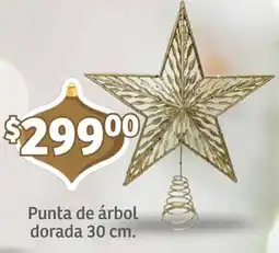 Soriana Mercado Punta de árbol dorada oferta