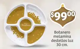 Soriana Mercado Botanero melamina destellos luz oferta