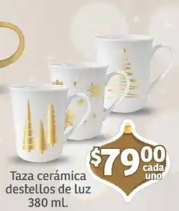 Soriana Mercado Taza cerámica destellos de luz oferta