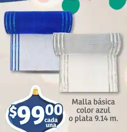 Soriana Mercado Malla básica color azul o plata oferta